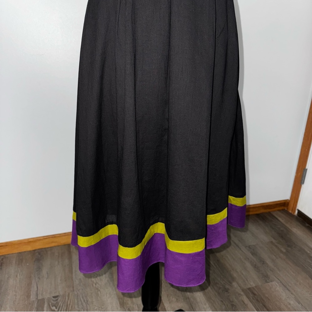 Vintage Y2K Retro Inspired Color Block Kenar Dress Pin-Up Rockabilly Halter sz 6 - Picture 7 of 16
